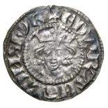 Edward I Penny.   New Coinage, from 1279 AD. Silver, 1.37 grams. 20.19 mm. Crowned facing bust, +