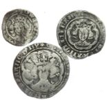 Collection of Hammered Silver Coins.  Circa, 1327-1377 AD. A selection of coins from the reign of