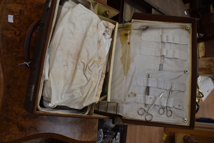 A mid 20th Century midwife medical cases with midwifery contents