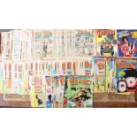 Comics: A collection of assorted Beano comics dating from the 1970s onwards and also Dandy comics,