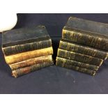 Collection of 19th Century bibles and religious books including 1857 Human Anatomy and Disease