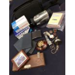 A mixed collectors lot including Concorde memorabilia, including diaries, note books, cased