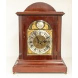 Good, large, late Victorian table clock or boardroom clock. Two train chain fusee movement chiming