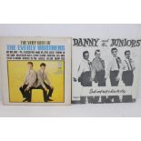 Everly Brothers Signed LP & Danny & The Juniors Signed LP