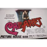 Cabaret Quad Film Poster 1972 Release