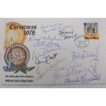 First Day Cover Signed By Dad's Army Cast