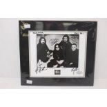 Black Sabbath Signed Photograph
