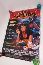 Signed Pulp Fiction Poster