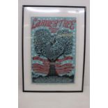 Van Morrison Larmer Tree Festival Poster, Signed By Chris Hopewell