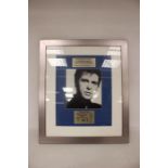 Framed Peter Gabriel Display