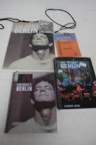 Lou Reed Tour Programme + Pass + Itineraries