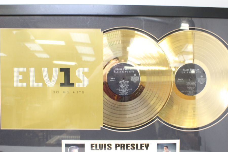Elvis Presley 30 Number 1 Hits Gold Disc Number 110/1000 - Image 4 of 5