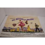 Sound Of Music British Quad Film Poster 1960's