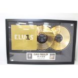 Elvis Presley 30 Number 1 Hits Gold Disc Number 110/1000