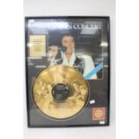 Elvis Presley In Concert Gold Presentation Record