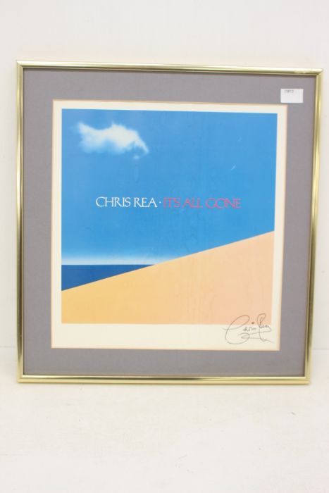 Chris Rea Artwork Framed