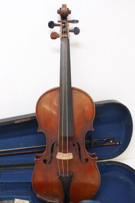Violin Labelled Bennettini - Image 2 of 8