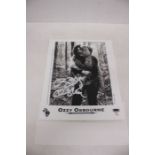 Ozzy Osbourne ( Black Sabbath ) Signed / Autographed black and white 10 x 8 Photo signed in silver