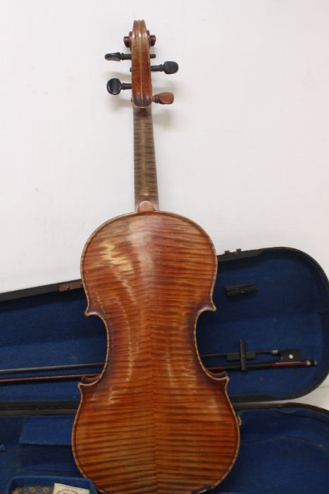 Violin Labelled Bennettini - Image 4 of 8