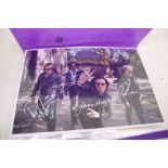Rock and Metal Collection of Signed / Autographed items in two folders including Dream Evil signed