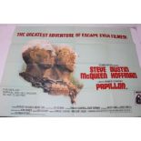 Papillon Quad Film Poster 1973