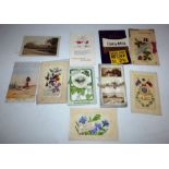 Group of mostly early 19th C christmas cards  .