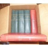 6 volumes of Punch , 2 x 1907 , 1908 , 1909 , 1910 and 1911