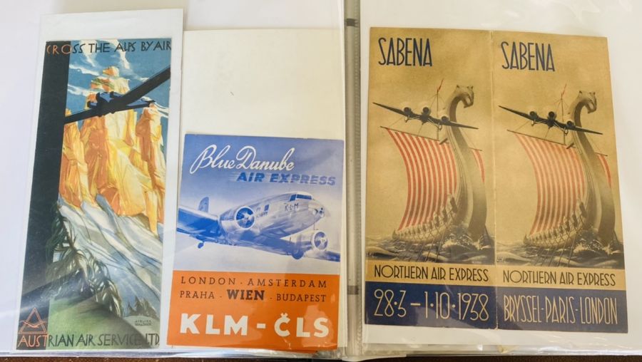 A Collection of Airline & Railway Time Tables and Ephemera - To Include but not limited to: Sabena - Image 3 of 10