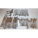 Large quantity of stainless steel flatware to include kings pattern and other wares