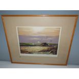 Artists proof watercolour by Winston Megoran , titled the breakers , signed by the artist and