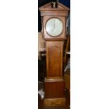 An early 19th century George III oak and mahogany crossbanded 30 hour longcase clock, by John