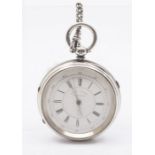 ***AUCTIONEER TO ANNOUNCE CHRONOMETER NOT REPEATER***  A late Victorian silver open faced