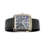 A Tag Heuer 'Tiger Woods' professional golf edition gents wristwatch, square black dial with