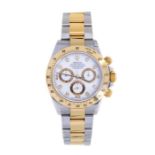 Rolex- a gents Daytona Oyster Perpetual Superlative Chronometer Cosmograph wristwatch, white