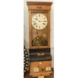 A good National Time Recorder Co Ltd London, wall industrial time recorder/ clocking-in clock with