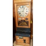 A National Time Recorder Co Ltd industrial time recorder/ clocking-in clock. Aquinas Street, London.