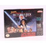 Nintendo: A boxed Super Nintendo Entertainment System (SNES), Star Wars: Return of the Jedi