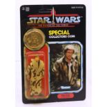 Star Wars: A Star Wars: The Power of the Force, Kenner, Han Solo (in Trench Coat), 1984, 92 card
