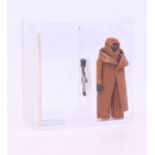 Star Wars: A Star Wars, Kenner, Jawa (with Vinyl Cape), 1977, uncarded figure. Graded AFA 75 EX+/NM.