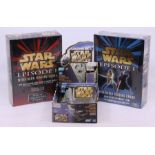 Star Wars: A collection of assorted Star Wars sealed trading cards to comprise: Topps Star Wars: