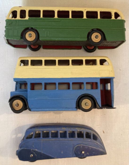 Diecast: A collection of assorted unboxed, playworn diecast to comprise: Dinky bus and coaches, (two - Bild 3 aus 3