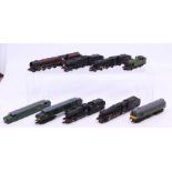 N Gauge: A collection of eight N Gauge locomotives to include: LMS 5041 4-6-0, BR 44370 0-6-0, LMS