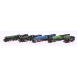 N Gauge: A collection of five assorted unboxed, N Gauge, locomotive and tenders to include: Sir
