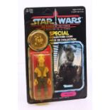 Star Wars: A Star Wars: The Power of the Force, Kenner, scarce, Yak Face, 1984, 92 card back,