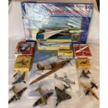 Diecast: A collection of assorted diecast Aircraft to include: Corgi Concorde, BOAC livery, (no