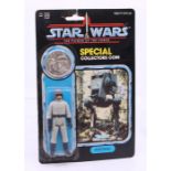 Star Wars: A Star Wars: The Power of the Force, Kenner, AT-ST Driver, 1984, 92 card back, carded.