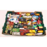 Diecast: A collection of assorted unboxed diecast vehicles to include: Dinky, Corgi, Matchbox and