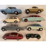 Diecast: A collection of assorted unboxed, playworn diecast vehicles to comprise: Dinky Ford