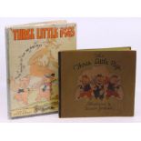 Three Little Pigs: Story and Illustrations by the Staff of the Walt Disney Studios. Blue Ribbon