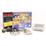 Nintendo: A boxed Super Nintendo Entertainment System (SNES), PAL Version, containing console, one